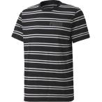 PUMA プーマ MODERN BASICS ストライプ Tシャツ 585230 PUMA BLACK