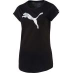PUMA プーマ  レディース トレーニングウェア  グラフィックSS Tシャツ 592728 01COTTON BLA