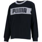 PUMA プーマ （ジュニア） LS Tシャツ 594302 01COTTON BLA
