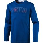 PUMA プーマ （ジュニア） LS Tシャツ 594503 08LAPIS BLUE