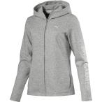 PUMA プーマ （レディース） ENERGIZED フーデッドスウエットジャケット 594696 04LIGHT GRAY