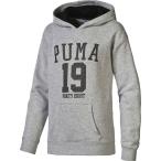 PUMA プーマ GL フーデッドスウェット（ジュニアサイズ） 839050 04LIGHT GRAY