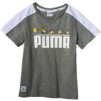 PUMA プーマ ミニオンズ SS Tシャツ ジュニア 850278 03MEDIUM GRA