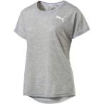 PUMA プーマ レディース アクティブエッセンシャル Tシャツ 851927 04LIGHT GRAY