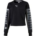 PUMA プーマ STYLE クルースウェット ジュニア 852203 01COTTON BLA