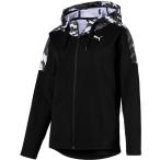 PUMA プーマ MODERN SPORTS グラフィック フーデッドジャケット レディース 853842 01COTTON BLAク」ア