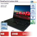 中古 ノートパソコン Lenovo レノボ ThinkPad X1 Carbon 2018 20KGS3X300 Core i5 メモリ：8GB 6ヶ月保証