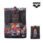 メッシュバックパック ポケット付き 男女兼用 プールバッグ arena アリーナ 招集所持ち込み可 A4対応 アリーナくん F AS6SBP16U 送料無料