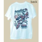 沖縄Tシャツ パラダイスロード CHURAISLAND 沖縄地図 白 半袖 沖縄土産