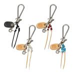 つりばりキーリング ノーマルタイプ ニッケル 黒・白・赤・青　キーホルダー キーチェーン ベルトクリップ バイカーズ ライダース メンズ ハンドメイド