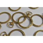 レジン枠 円 デザイン 金古美 空枠 フレーム 54mm 1個 UVレジン パーツ ビーズクラブ