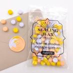  cургуч воск бисер весна. цветок поле примерно 100 шарик комплект No.03 изоляция штамп желтый цвет orange фиолетовый цвет .. письмо приглашение бисер Club 