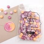  cургуч воск бисер первый . примерно 100 шарик комплект No.06 изоляция штамп желтый цвет sho King розовый красный цвет светло-коричневый цвет .. бисер Club 