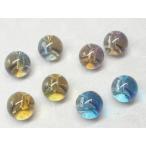 １０ＭＭ スズマル ツートン カラー ビーズ ２０ヶ アクリル アンド パーツ アクセサリー ハンドメイド