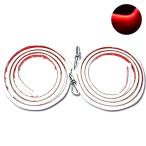 LED трубчатая подсветка силиконовая трубка свет 60cm LED лента передняя фара eye line ("реснички") полоса камера универсальный экстерьер салон непрямое освещение нижняя подсветка 