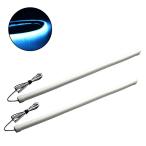 LED трубчатая подсветка силиконовая трубка свет 30cm LED лента передняя фара eye line ("реснички") полоса камера универсальный экстерьер салон непрямое освещение нижняя подсветка 