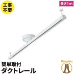 ダクトレール 1m ライティングレール シーリング用 ライティングバー 照明器具 ペンダントライト スポットライトDRS100W 白 DRS100K 黒