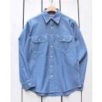 CAMCO カムコ シャンブレーワークシャツ 長袖 ブルー L/S Chambray Work Shirts Blue コットン クラシック ヴィンテージ 経年変化 風合い 70s 80s