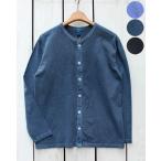 Good On グッドオン クルーティーカーディガン スレート ブラック アジサイ 製品染め ピグメント Crew Tee Cardigan Slate Black Ajisai Pigment Dye 日本製