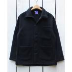 Massaua マッサワ カバーオール ブラック Grizzly Coverall Black  ワークジャケット パッチポケット ポリエステル ウール イタリア製