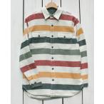 ブランケットストライプオーバーシャツ