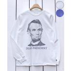 Sloppy Supply neo vintage スラッピー サプライ ネオヴィンテージ 長袖Tシャツ President Long Sleeve Tee 染み込みプリント 製品洗い アメリカ製 point up