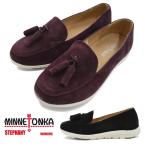 ミネトンカ モカシン レディース スエード ステファニー MINNETONKA STEPHANY 靴 スウェード ブラック
