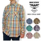 ショッピングネルシャツ Houston ヒューストン チェック ビエラシャツ 厚手 チェックシャツ 長袖 シャツ ネルシャツ カジュアル アメカジ メンズ レディース ワークシャツ 40957