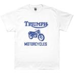[Mサイズ]Triumph（トライアンフ）ボブ・ディラン・モデル復刻Ｔシャツ バイカー ロッカーズ カフェレーサー ネイビーロゴ