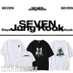 ショッピング韓流 BTS 防弾少年団 JUNGKOOK「SEVEN」 韓流グッズ 半袖 Tシャツ 春夏 コート 男女 周辺 応援服 打歌服 半袖 Tシャツ 通気 吸汗