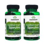  органический спирулина 180 таблеток 2 шт s one sonSwanson Certified Organic Spirulina super капот на день указание не возможно 
