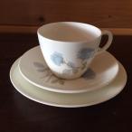 英国　WEDGWOOD　ウエッジウッド　ICE ROSE　アイスローズ　トリオ、約２０世紀中期