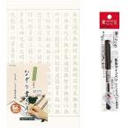 入門 般若心経 写経用紙＋筆ペン 写経セット  なぞり書き 写経用紙10枚+筆ペン  写経 お経 仏教 写経用紙 書道 トレース