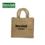 ハワイ直輸入☆Down to Earth【ダウントゥアース ジュートバック】送料無料 ハワイ エコバッグ トートバッグ トートバック ランチバッグ