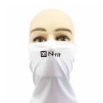 【在庫限り】 エヌリット チューブナイン クールX UVカット抗菌防臭ネックゲイター(接触冷感) ホワイト 23.5×40cm #1610274-110 NRIT