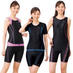 水着 レディース ジム 体型カバー 水泳 FILA 細見せ フィットネス 全3種 9〜15号 スイムウェア 婦人 ミセス シニア 40代 50代 60代 70代 80代　fri　p26857