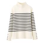 4.. c функцией! взрослый . обивка вязаный все 7 цвет вязаный свитер с высоким воротником женский женщина одежда Mrs. sinia женщина одноцветный окантовка белый осень-зима fri p28131