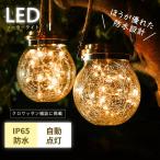 【雑誌掲載】ソーラーライト 2個セット ガーデンライト led 屋外 防水 室内 明るい 庭 置き型 おしゃれ 照明 イルミネーション ランタン 電球色 ガラスボトル型