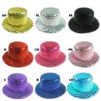 ショッピングスパンコール スパンコール ミニ ハット ヘア クリップ  レディース かわいい 目立つ ダンス パーティー コスチューム