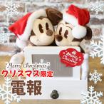 電報 クリスマス  ディズニ ー ミッキー ミニー ぬいぐるみ  祝電 結婚祝い フォトフレーム 花 おしゃれ ギフト ウェディング ウェルカムベア 送料無料