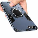 iPhone 5用 ケース/iPhone 5s用 ケース リング付き 耐衝撃 全面保護 米軍MIL規格TPU PC クリア車載対応ホ