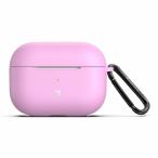 AirPods Pro ケース シリコン カラビナ リング 付 薄型 落下防止 シンプル カバー 衝撃 吸収