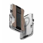 Aulumu G03 レザーメタルカードケース - (MagSafe対応) 多機能 - 携帯電話スタンド/グリップ - 栓抜き |