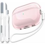 MHYALUDO Airpods Pro 第 2 世代/第 1 世代ケースカバー、Airpods Pro ケース第 2 世代 USB C 充電ポートと互