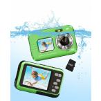 ショッピングデジカメ Lecran 4K 防水 デジカメ IP68 4800万画素 デジタルカメラ オートフォーカス 3cmマクロ写真 完全防水カ