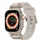 ショッピングapple watch バンド コンパチブル Apple Watch Ultra バンド 49mm 45mm 44mm 42mmアップルウォッチシリコンベルト バンド 通気