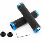 JiangMuXin 自転車 グリップ ハンドルグリップ 滑り止めゴム製 六角レンチ付き 左右セット 折りた