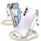 Samsung Galaxy A55 5G ケース クリア ショルダー 耐衝撃 ギャラクシーA55 5G スマホケース SC-53E SCG27 カ