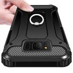 Galaxy S8 ケース リング付き 衝撃吸収 耐衝撃 TPU PCバンパー 米軍MIL規格 全面保護カバー 滑り防止