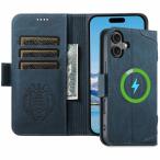 JCGOOD iPhone16 Plus ケース 手帳型 MagSafe対応 いphone16 Plus ケース マグセーフ アイホン16 プラス 用 ケ
